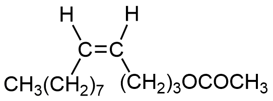 (Z)-4-tridecen-1-yl acetate structure